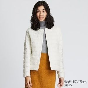 Uniqlo super light down cardigan